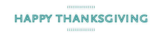 Happy Thanksgiving!